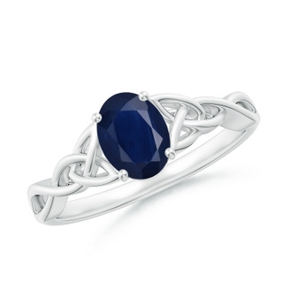 Oval A Blue Sapphire