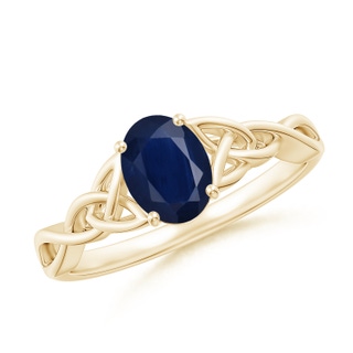 Oval A Blue Sapphire