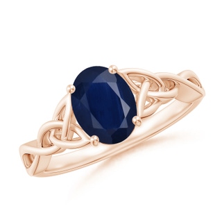 Oval A Blue Sapphire