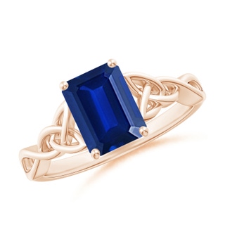 Emerald Cut AAAA Blue Sapphire