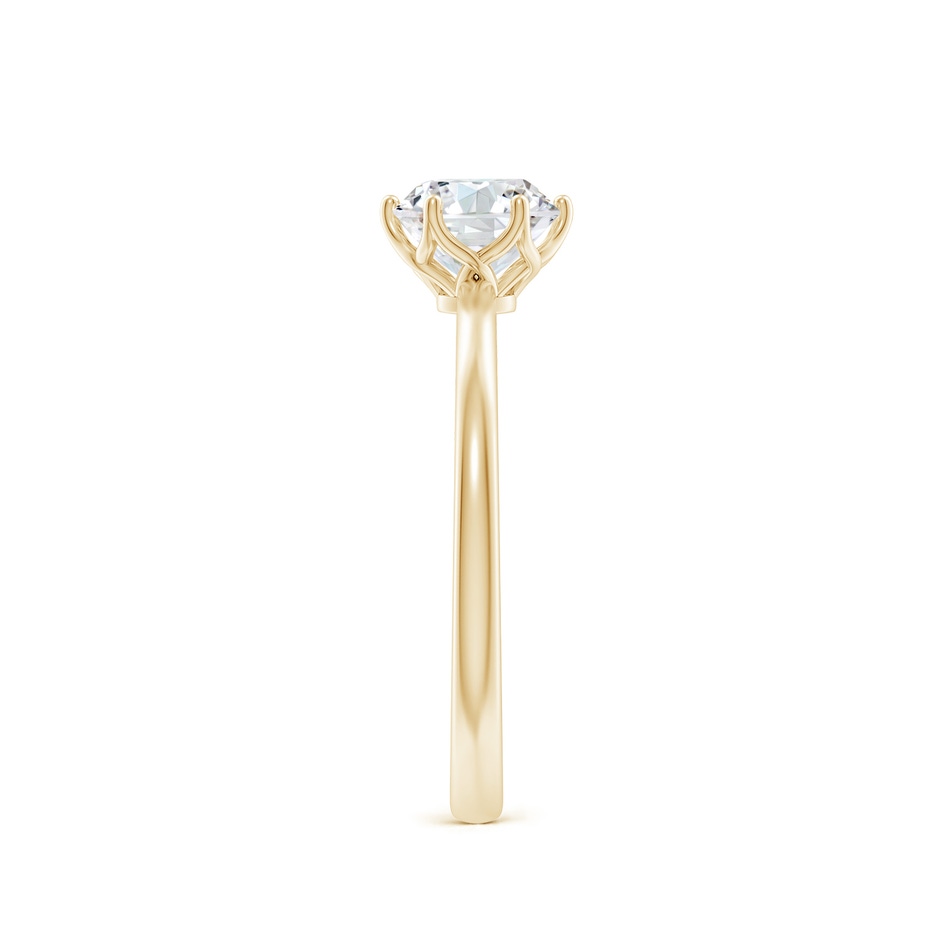 5.9mm GVS2 Round Diamond Solitaire Classic Engagement Ring in Yellow Gold side 299