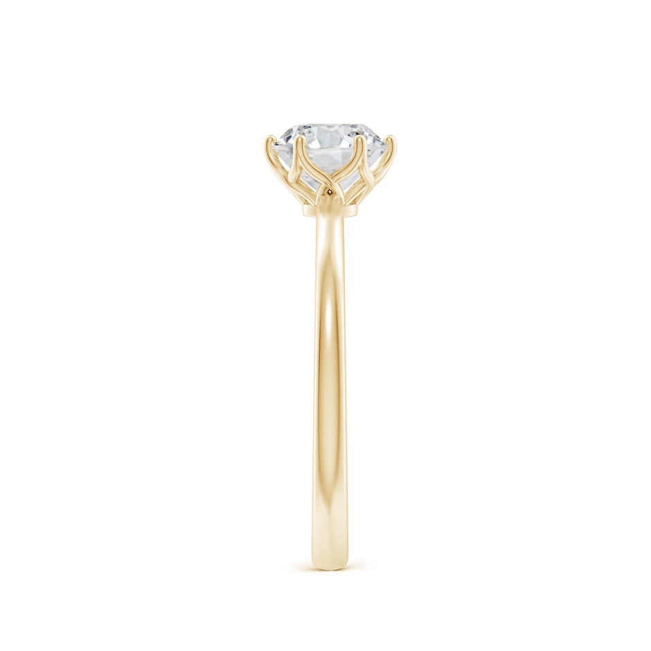 5.9mm HSI2 Round Diamond Solitaire Classic Engagement Ring in Yellow Gold side 299