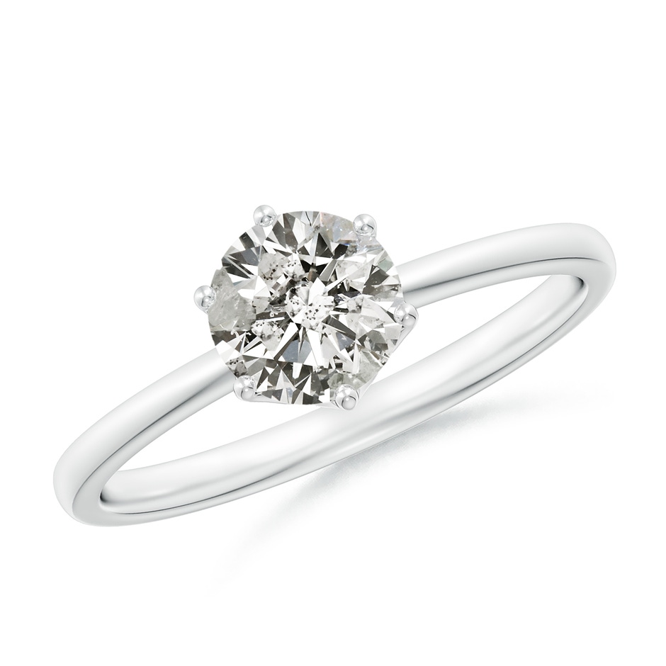 5.9mm KI3 Round Diamond Solitaire Classic Engagement Ring in P950 Platinum 