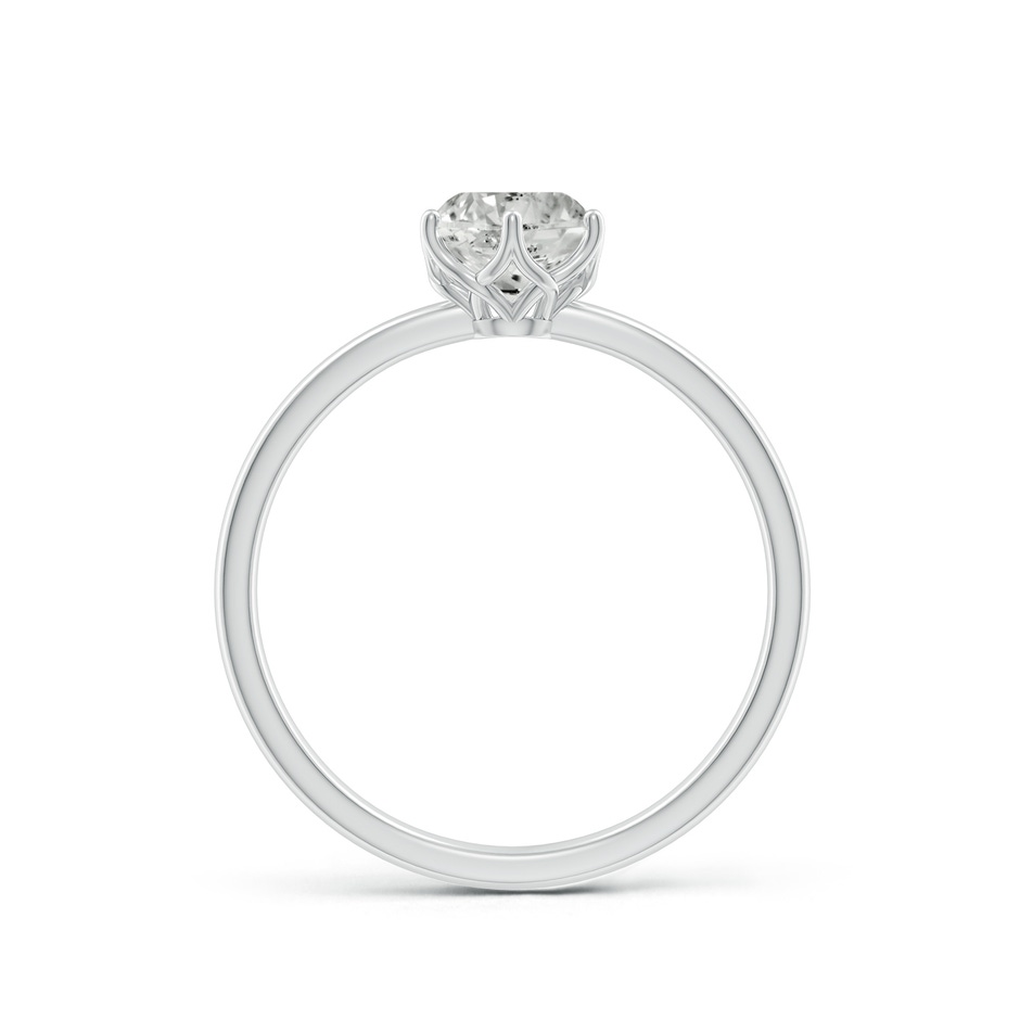 5.9mm KI3 Round Diamond Solitaire Classic Engagement Ring in P950 Platinum side 199