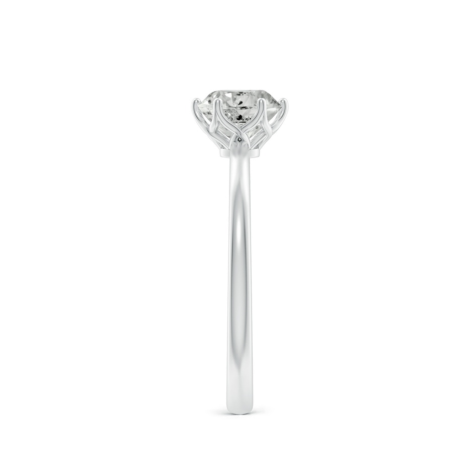 5.9mm KI3 Round Diamond Solitaire Classic Engagement Ring in P950 Platinum side 299