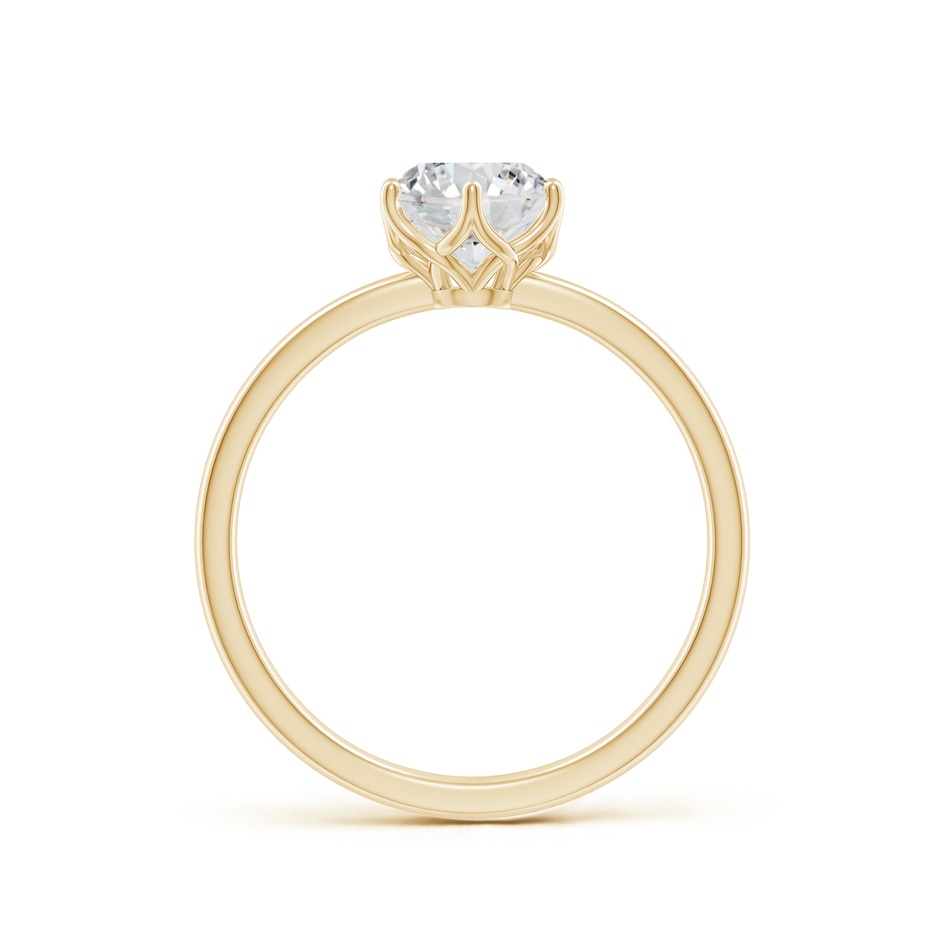 6.4mm HSI2 Round Diamond Solitaire Classic Engagement Ring in Yellow Gold side 199