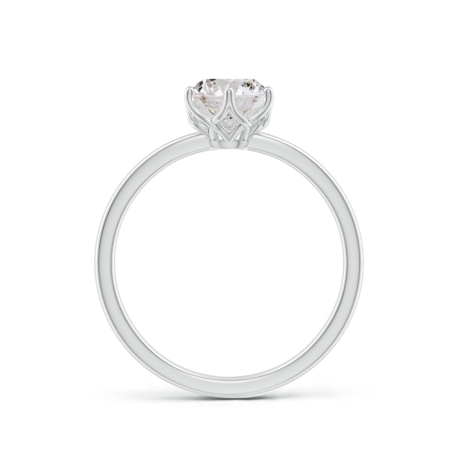 6.4mm IJI1I2 Round Diamond Solitaire Classic Engagement Ring in White Gold side 199