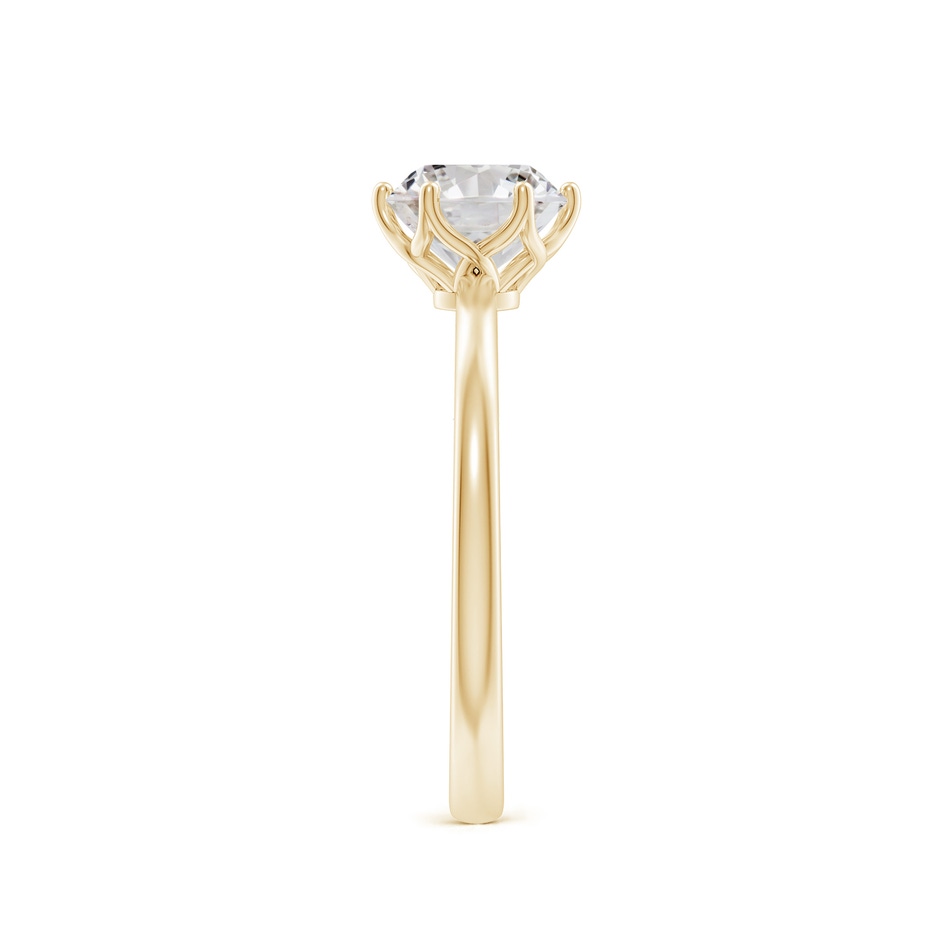 6.4mm IJI1I2 Round Diamond Solitaire Classic Engagement Ring in Yellow Gold side 299