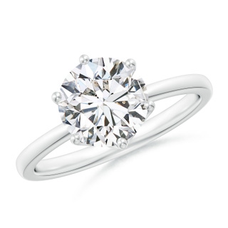 8mm HSI2 Round Diamond Solitaire Classic Engagement Ring in P950 Platinum