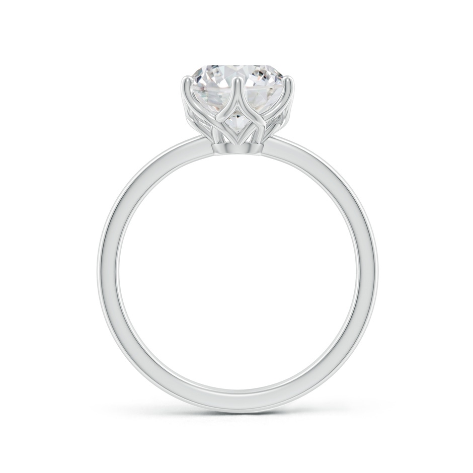 8mm HSI2 Round Diamond Solitaire Classic Engagement Ring in P950 Platinum side 199