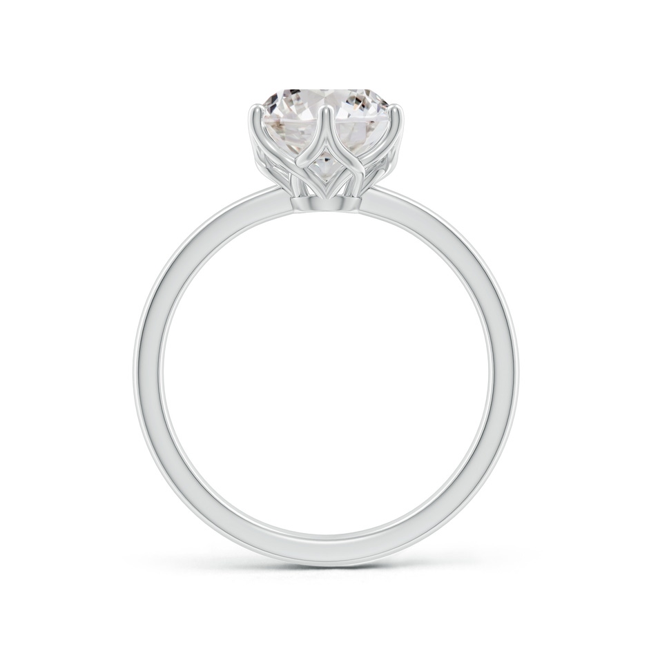 8mm IJI1I2 Round Diamond Solitaire Classic Engagement Ring in White Gold side 199