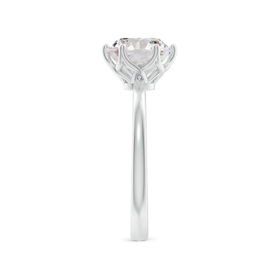 8mm IJI1I2 Round Diamond Solitaire Classic Engagement Ring in White Gold side 299