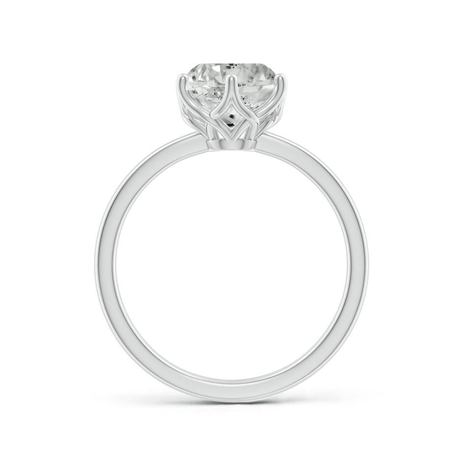 8mm KI3 Round Diamond Solitaire Classic Engagement Ring in White Gold side 199