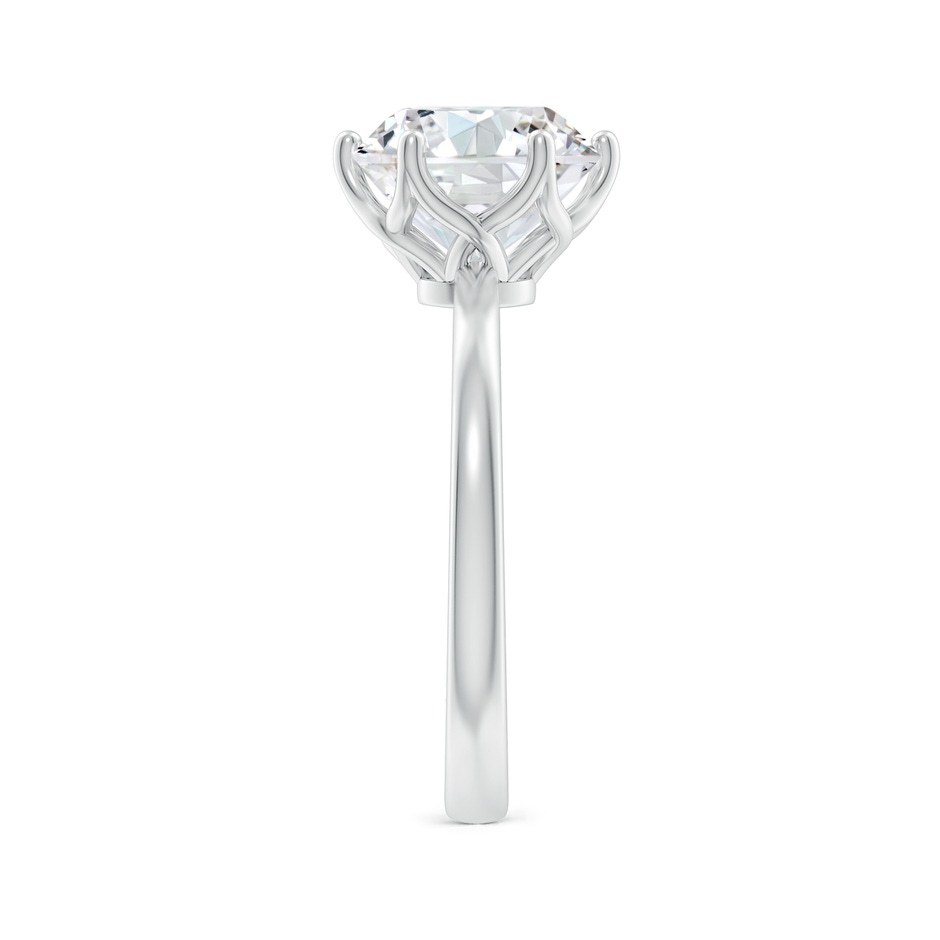 9.2mm GVS2 Round Diamond Solitaire Classic Engagement Ring in P950 Platinum side 299