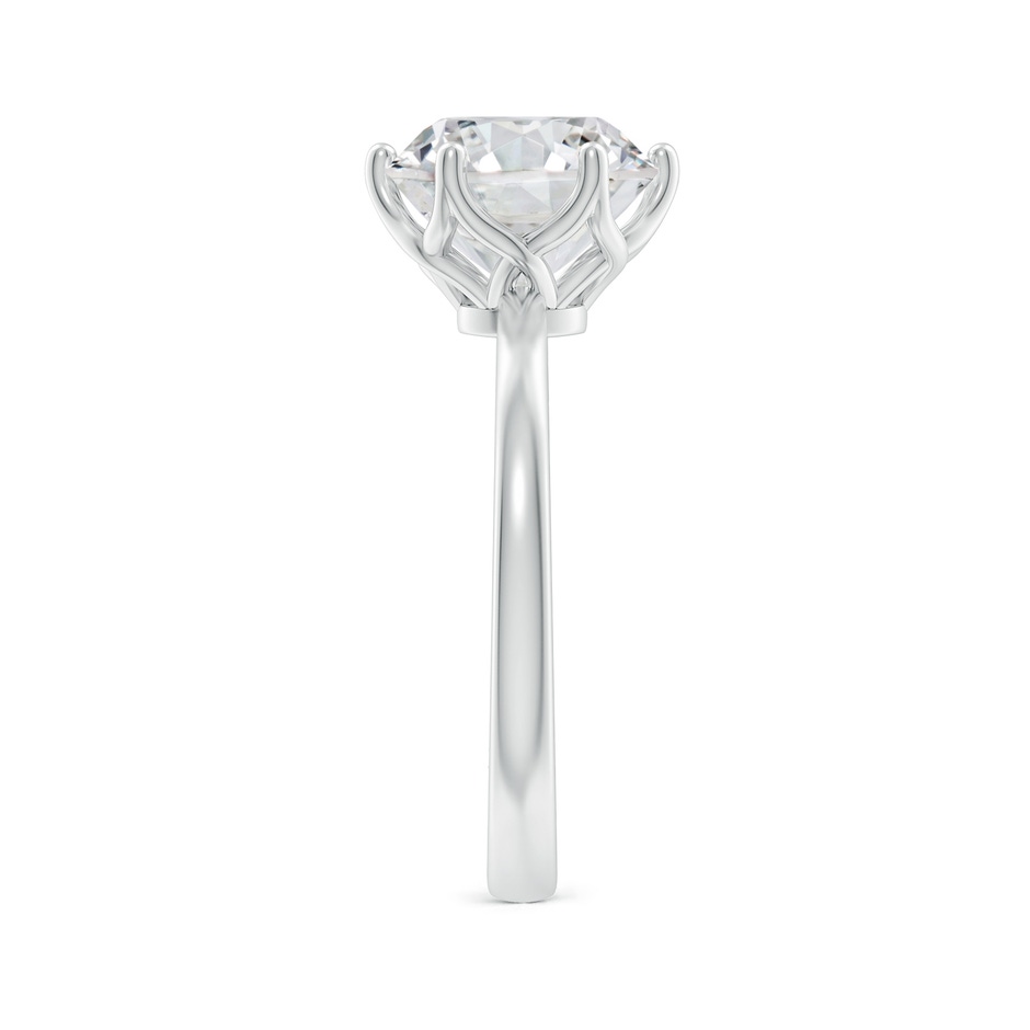 9.2mm HSI2 Round Diamond Solitaire Classic Engagement Ring in P950 Platinum side 299