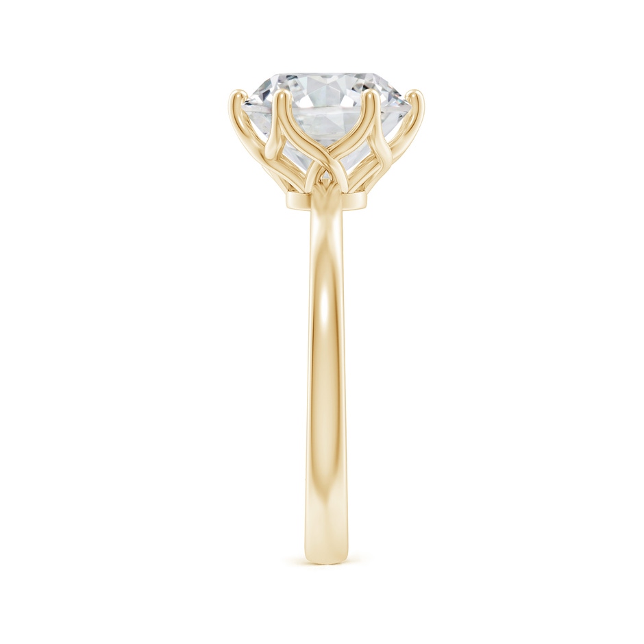 9.2mm HSI2 Round Diamond Solitaire Classic Engagement Ring in Yellow Gold side 299