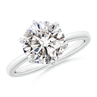 9.2mm IJI1I2 Round Diamond Solitaire Classic Engagement Ring in 9K White Gold
