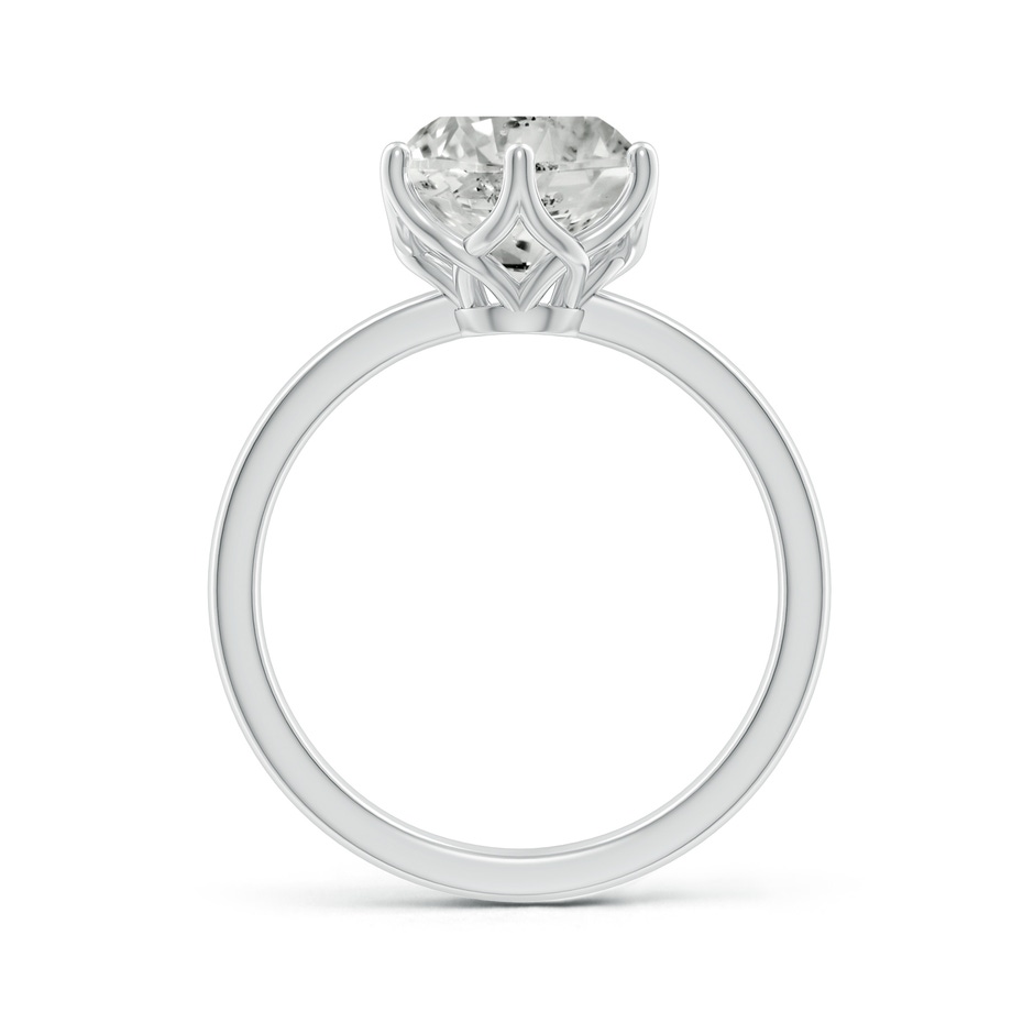 9.2mm KI3 Round Diamond Solitaire Classic Engagement Ring in P950 Platinum side 199