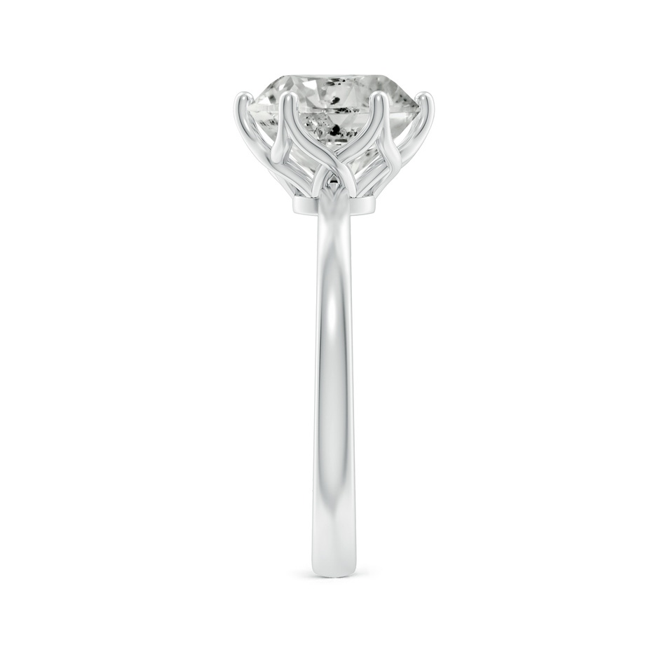 9.2mm KI3 Round Diamond Solitaire Classic Engagement Ring in P950 Platinum side 299