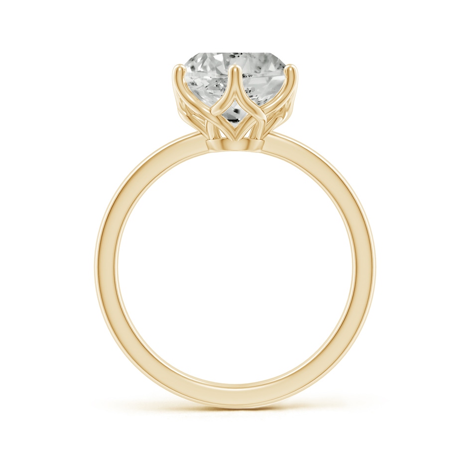 9.2mm KI3 Round Diamond Solitaire Classic Engagement Ring in Yellow Gold side 199