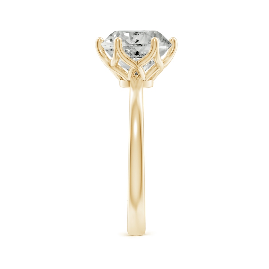 9.2mm KI3 Round Diamond Solitaire Classic Engagement Ring in Yellow Gold side 299