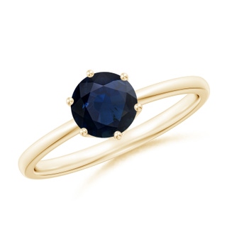 Round A Blue Sapphire