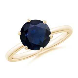 Round A Blue Sapphire