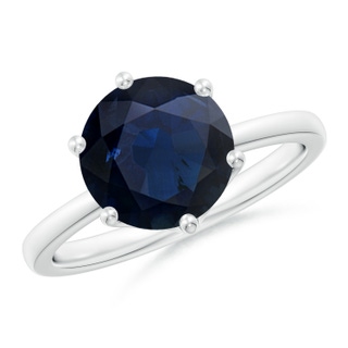 Round A Blue Sapphire