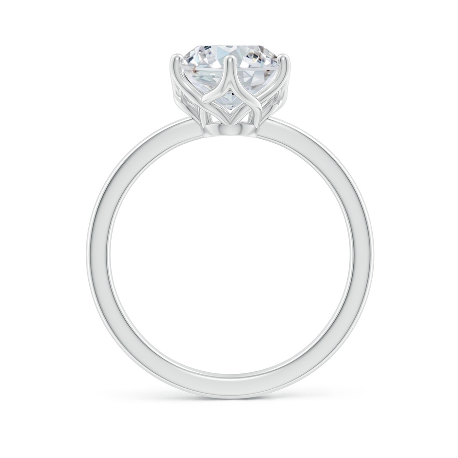10x8mm GVS2 Oval Diamond Solitaire Classic Engagement Ring in P950 Platinum side 199