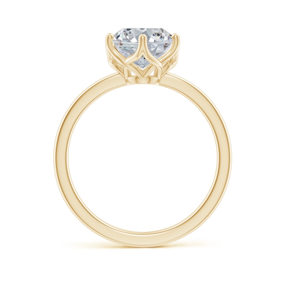10x8mm HSI2 Oval Diamond Solitaire Classic Engagement Ring in Yellow Gold side 199