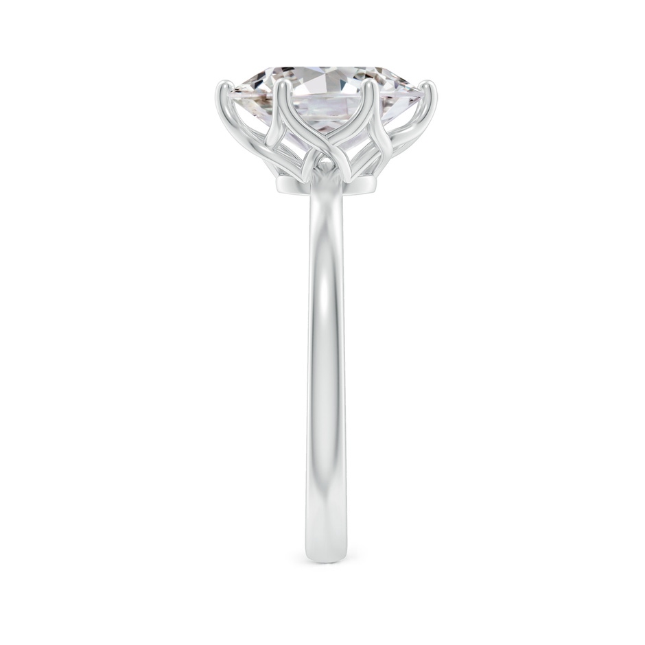 10x8mm IJI1I2 Oval Diamond Solitaire Classic Engagement Ring in P950 Platinum side 299