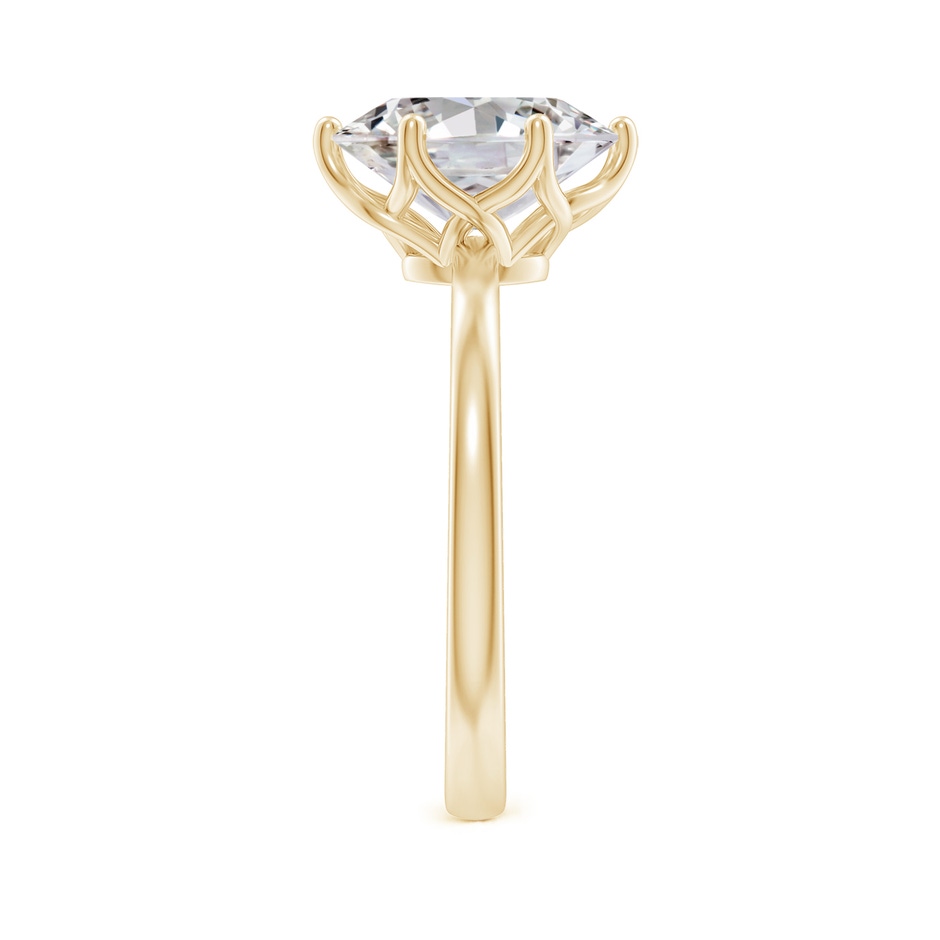 10x8mm IJI1I2 Oval Diamond Solitaire Classic Engagement Ring in Yellow Gold side 299