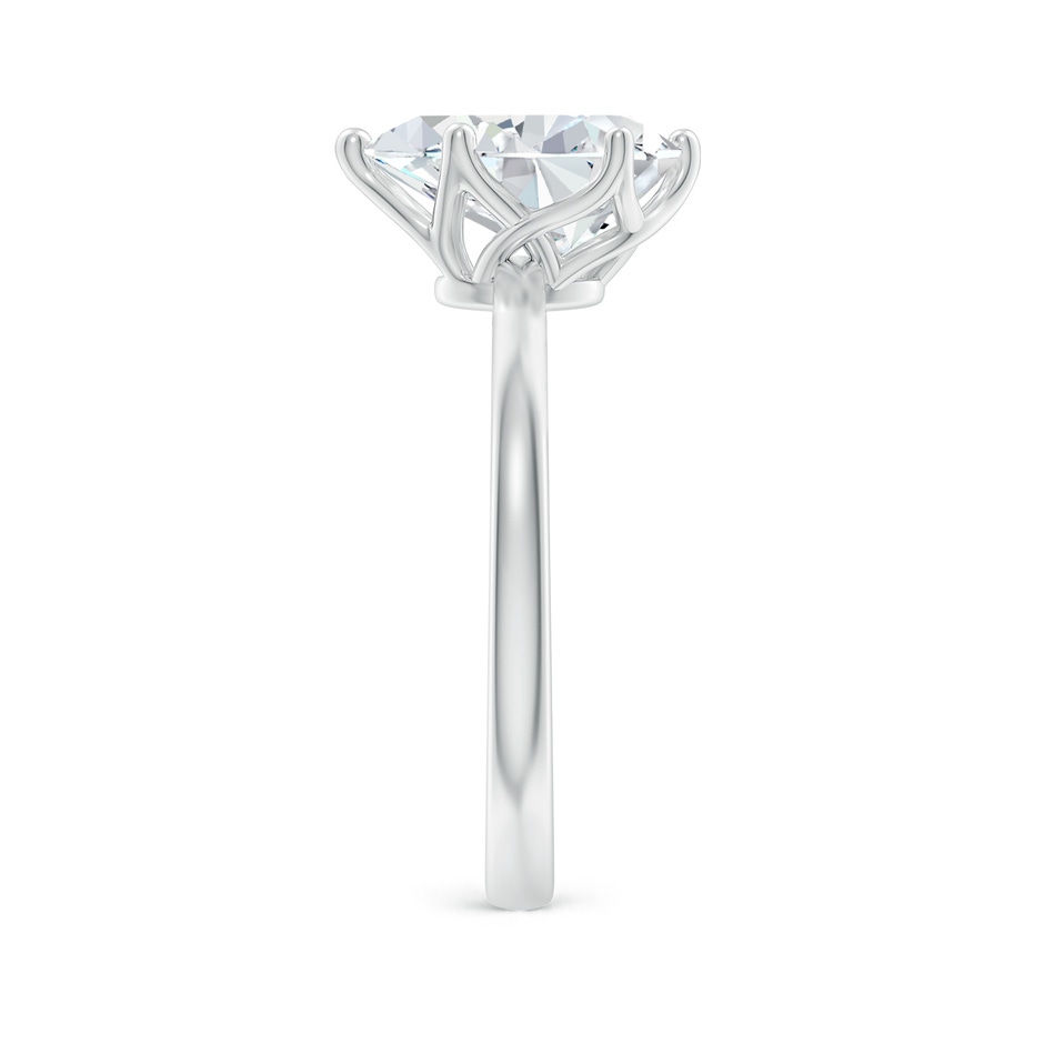 10x8mm GVS2 Pear-Shaped Diamond Solitaire Classic Engagement Ring in P950 Platinum side 299