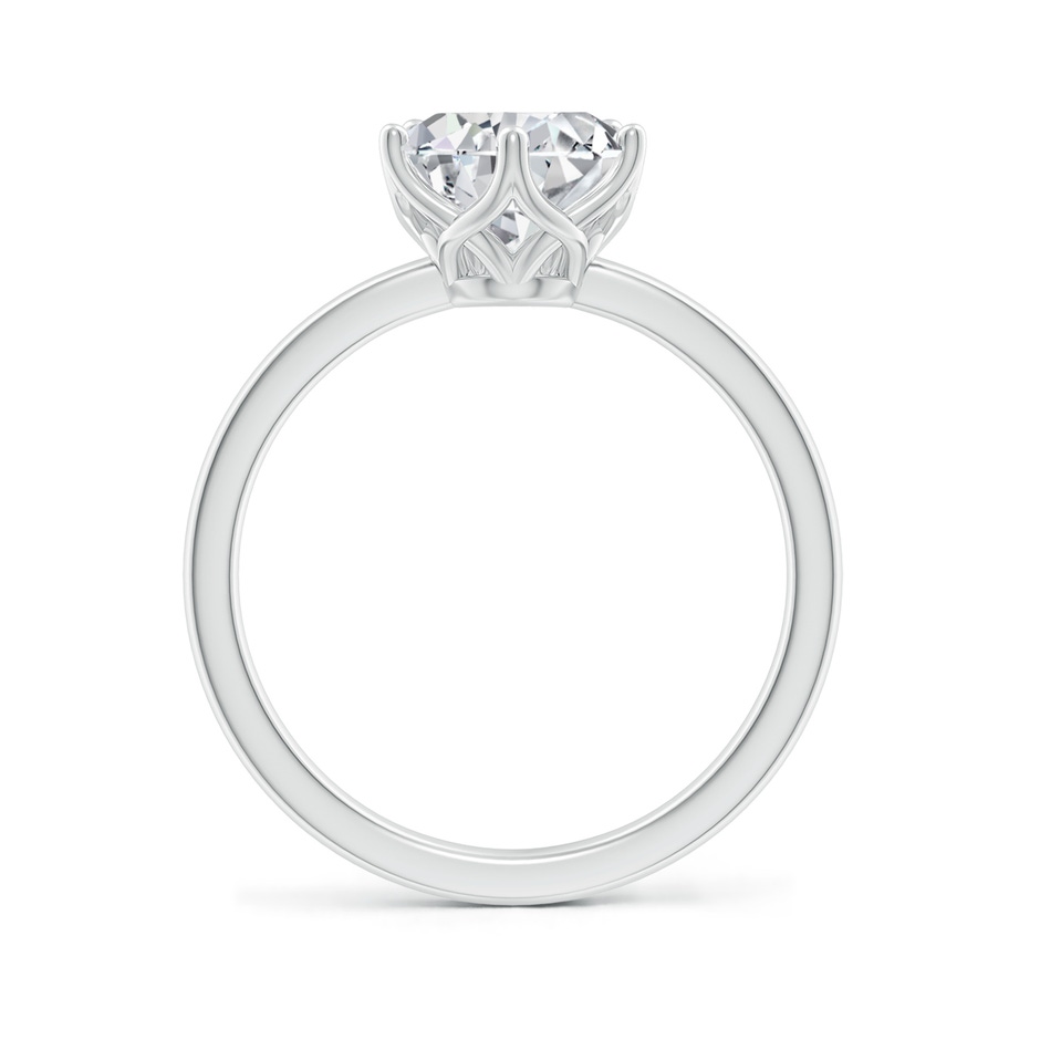 10x8mm HSI2 Pear-Shaped Diamond Solitaire Classic Engagement Ring in White Gold side 199
