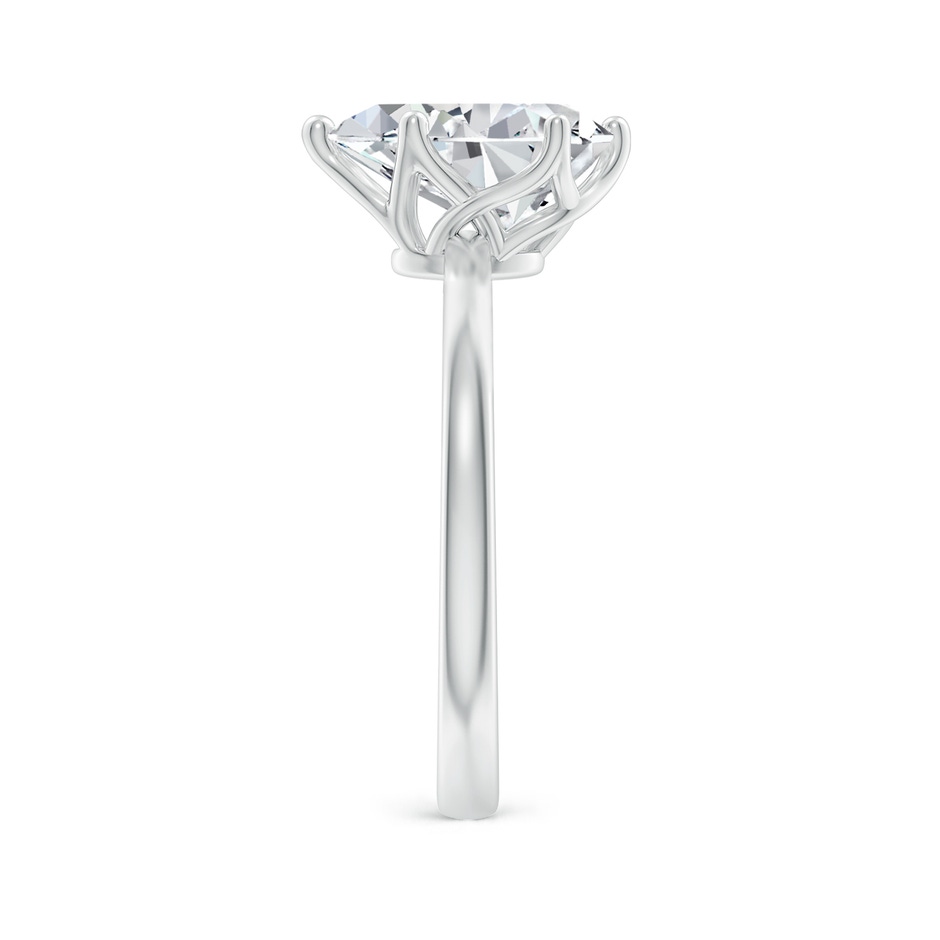 10x8mm HSI2 Pear-Shaped Diamond Solitaire Classic Engagement Ring in White Gold side 299