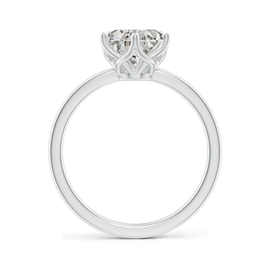 10x8mm KI3 Pear-Shaped Diamond Solitaire Classic Engagement Ring in P950 Platinum side 199