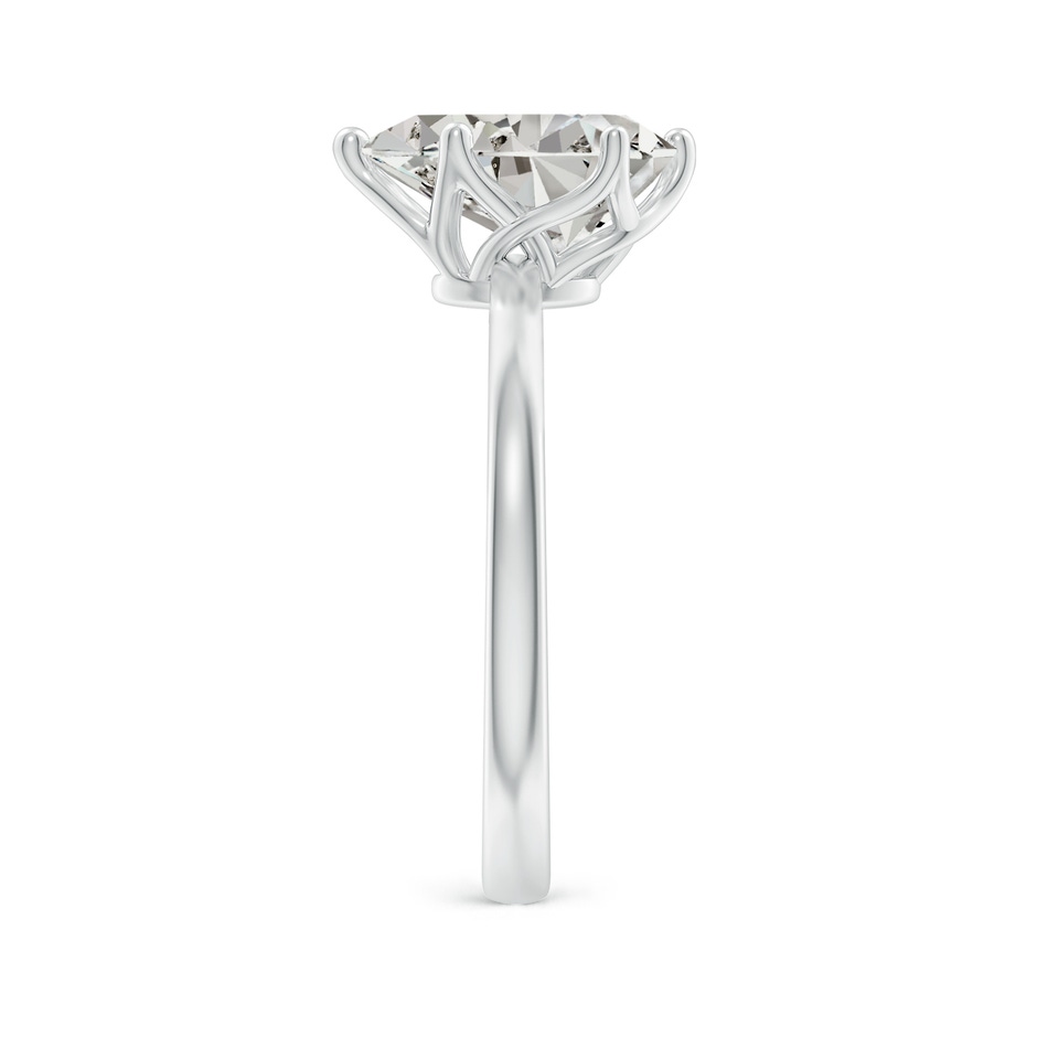 10x8mm KI3 Pear-Shaped Diamond Solitaire Classic Engagement Ring in P950 Platinum side 299