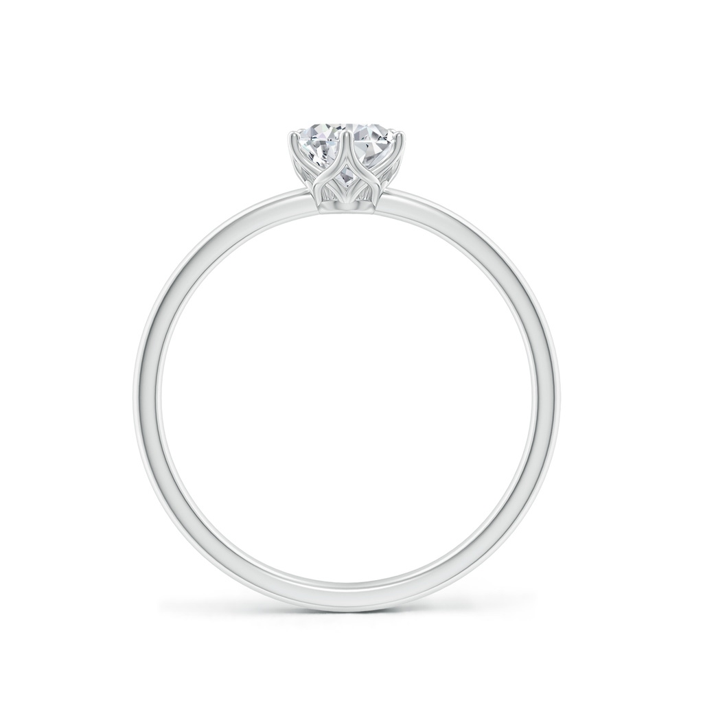 7x5mm HSI2 Pear-Shaped Diamond Solitaire Classic Engagement Ring in White Gold - side 199