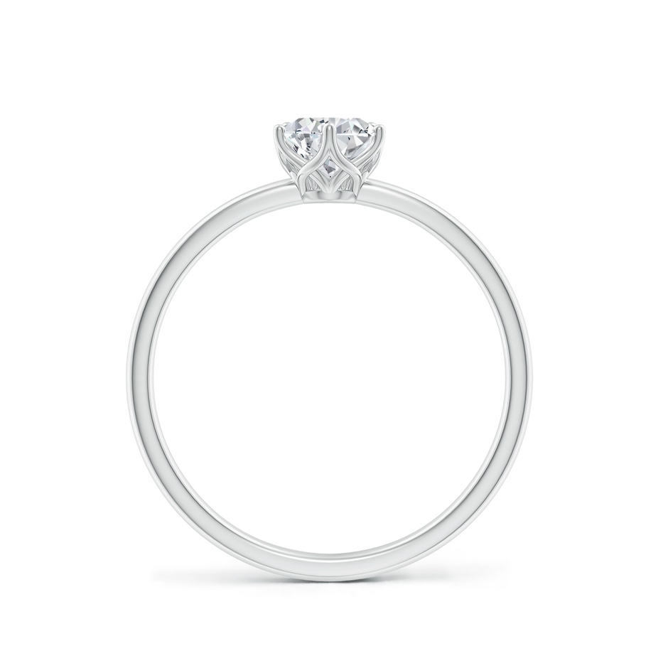 7x5mm HSI2 Pear-Shaped Diamond Solitaire Classic Engagement Ring in White Gold side 199