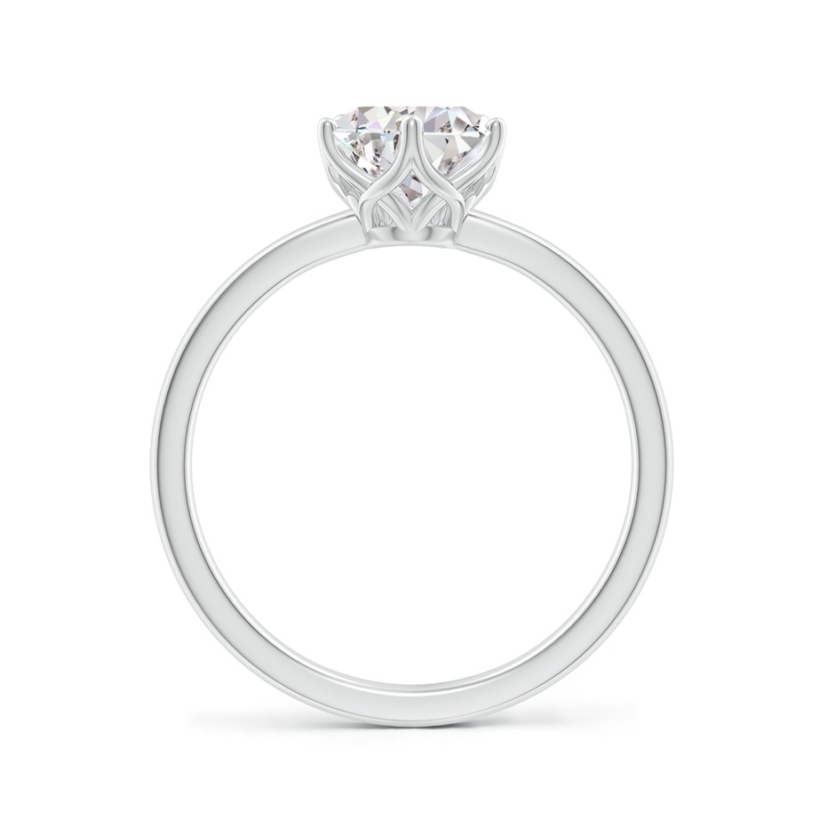 9x7mm IJI1I2 Pear-Shaped Diamond Solitaire Classic Engagement Ring in White Gold side 199