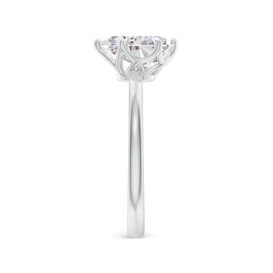 9x7mm IJI1I2 Pear-Shaped Diamond Solitaire Classic Engagement Ring in White Gold side 299