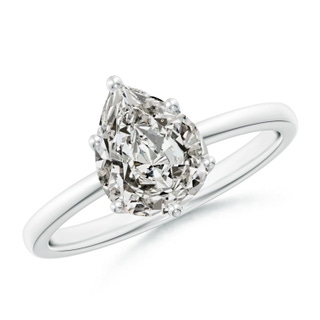 9x7mm KI3 Pear-Shaped Diamond Solitaire Classic Engagement Ring in P950 Platinum
