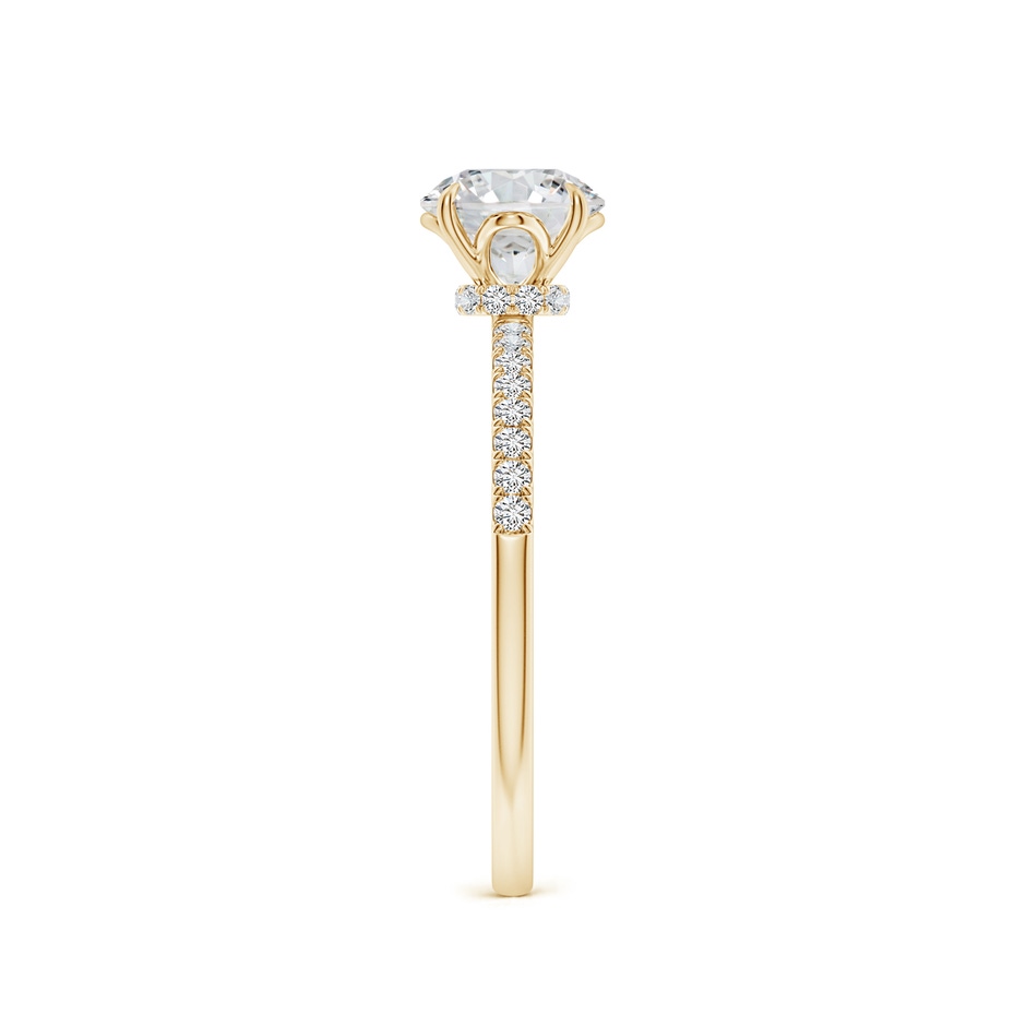 6.4mm HSI2 SR4532D-YG-HSI2-6.4 in Yellow Gold side 299