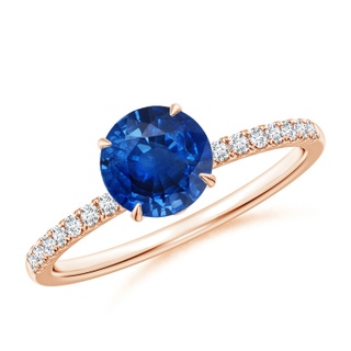 Round AAA Blue Sapphire