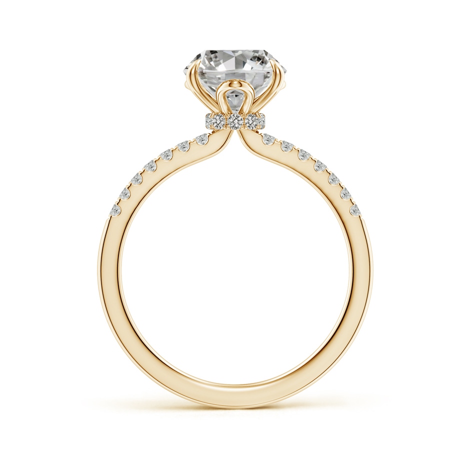 10x8mm KI3 SR4533D-YG-KI3-10x8 in Yellow Gold side 199