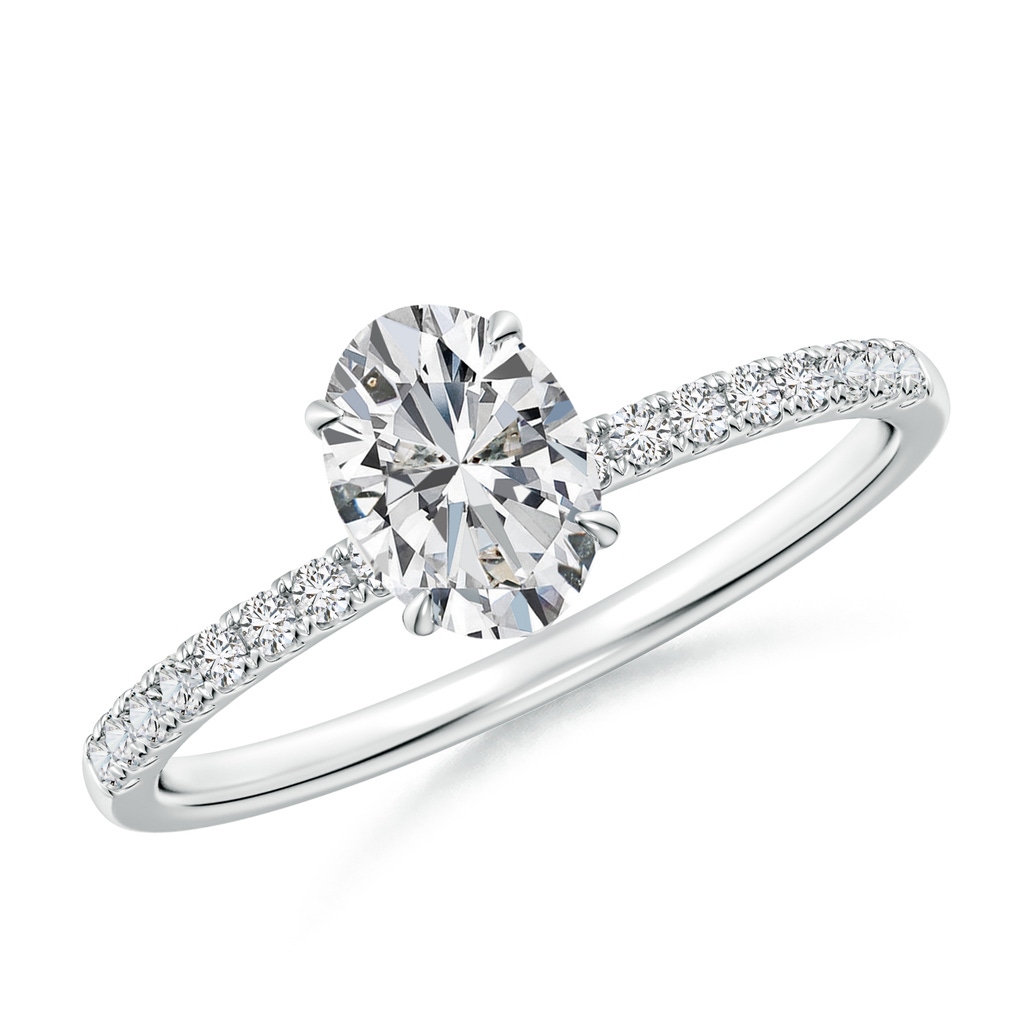 7x5mm HSI2 SR4533D-WG-HSI2-7x5 in White Gold