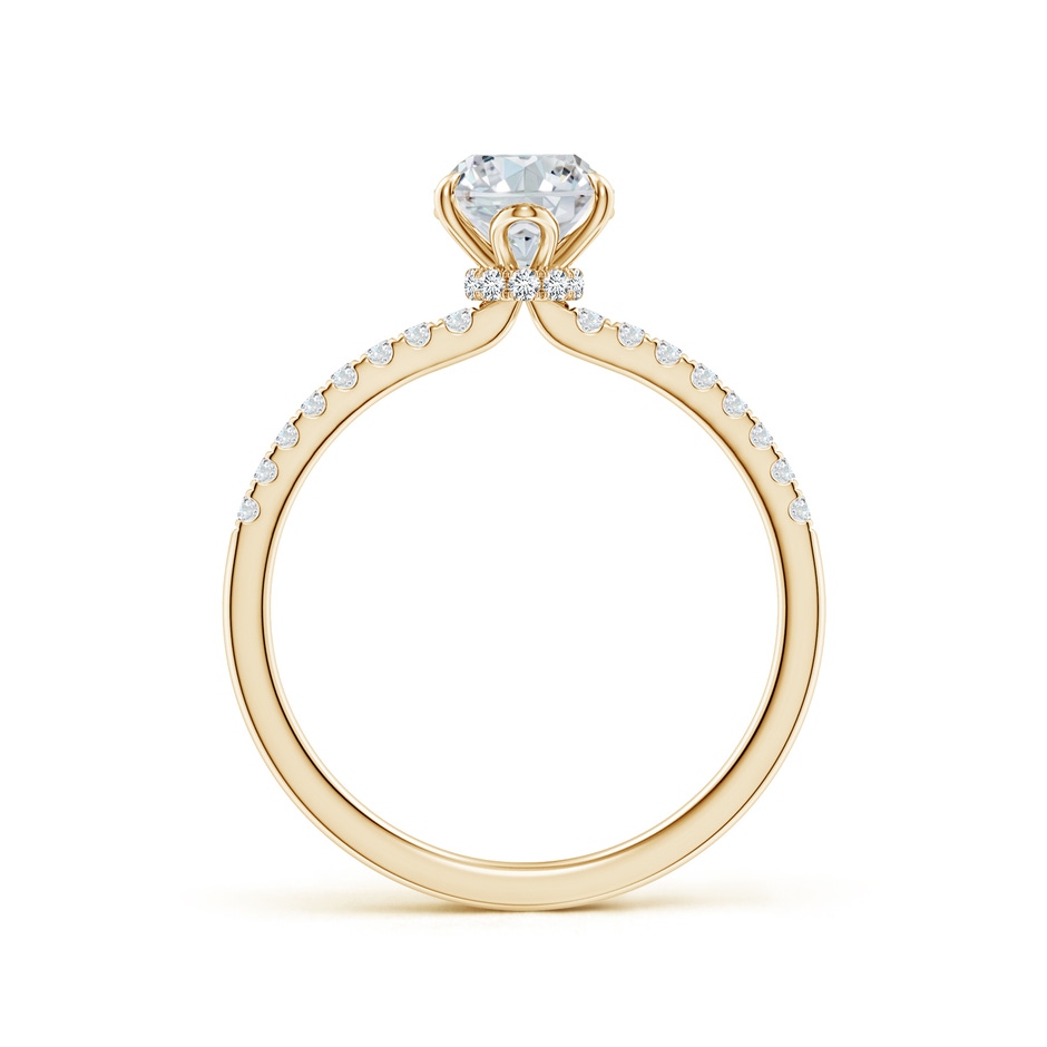 8x6mm GVS2 SR4533D-YG-GVS2-8x6 in Yellow Gold side 199