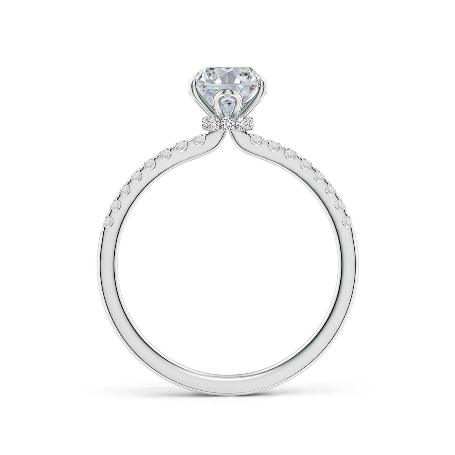 8x6mm HSI2 SR4533D-WGE-HSI2-8x6 in 18K White Gold