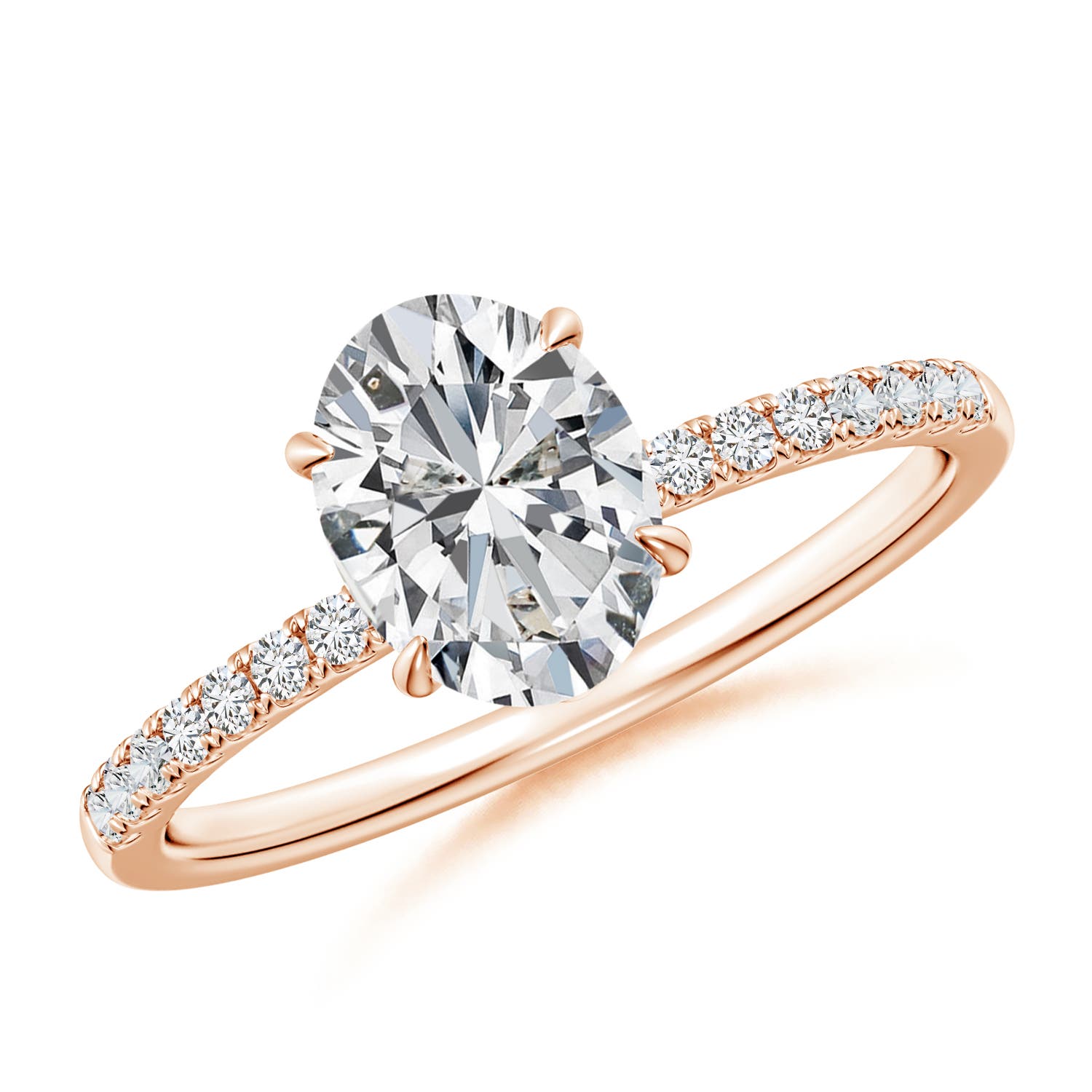 8x6mm HSI2 SR4533D-RG-HSI2-8x6 in Rose Gold