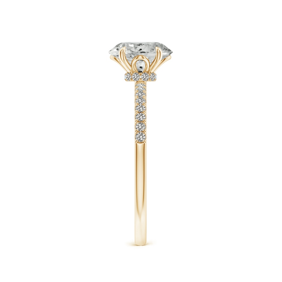 8x6mm KI3 SR4533D-YG-KI3-8x6 in Yellow Gold side 299